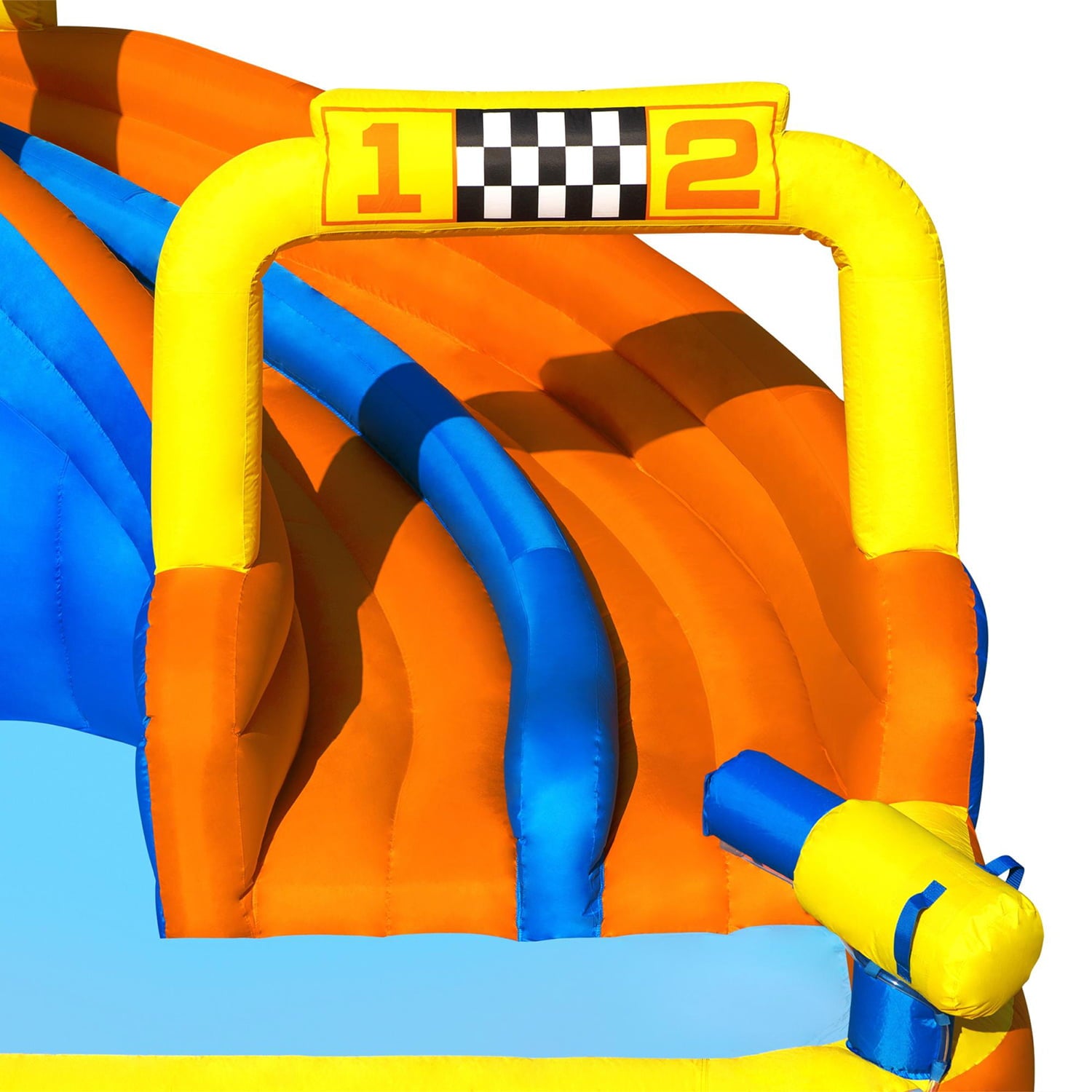 Bestway H2OGO! 18 x 16.5 x 8.7 Ft Super Speedway Kids Inflatable Water Park