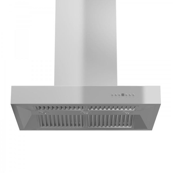 ZLINE Ducted Island Mount Range Hood in Stainless Steel