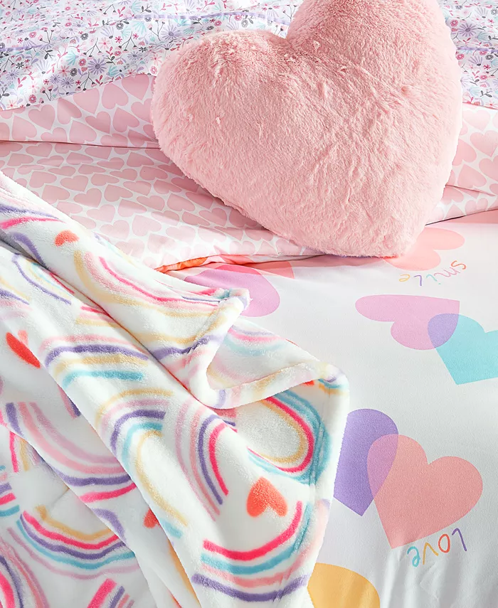 Macys Charter Club Kids Painted Hearts 2-Pc. Comforter Set  Twin Twin XL  Created for Macys