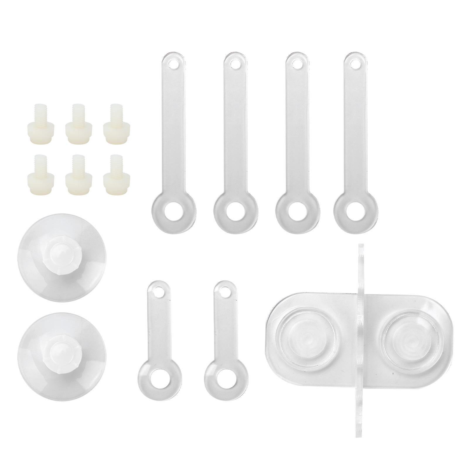 Coral Racks Acrylic Transparent Suction Cup Coral Frag Plugs Rack With Six Claw For Aquarium Fish Tank