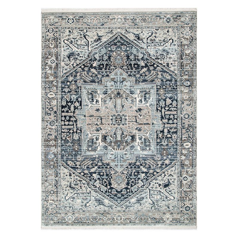 nuLOOM Harriet Distressed Medallion Area Rug or Runner