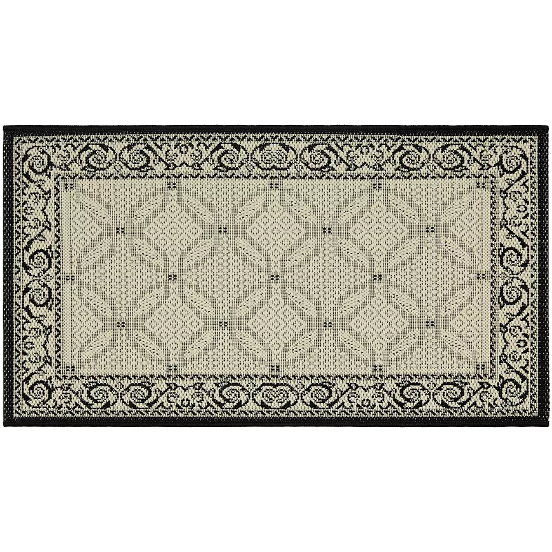 Safavieh Courtyard Framed Border Indoor Outdoor Rug