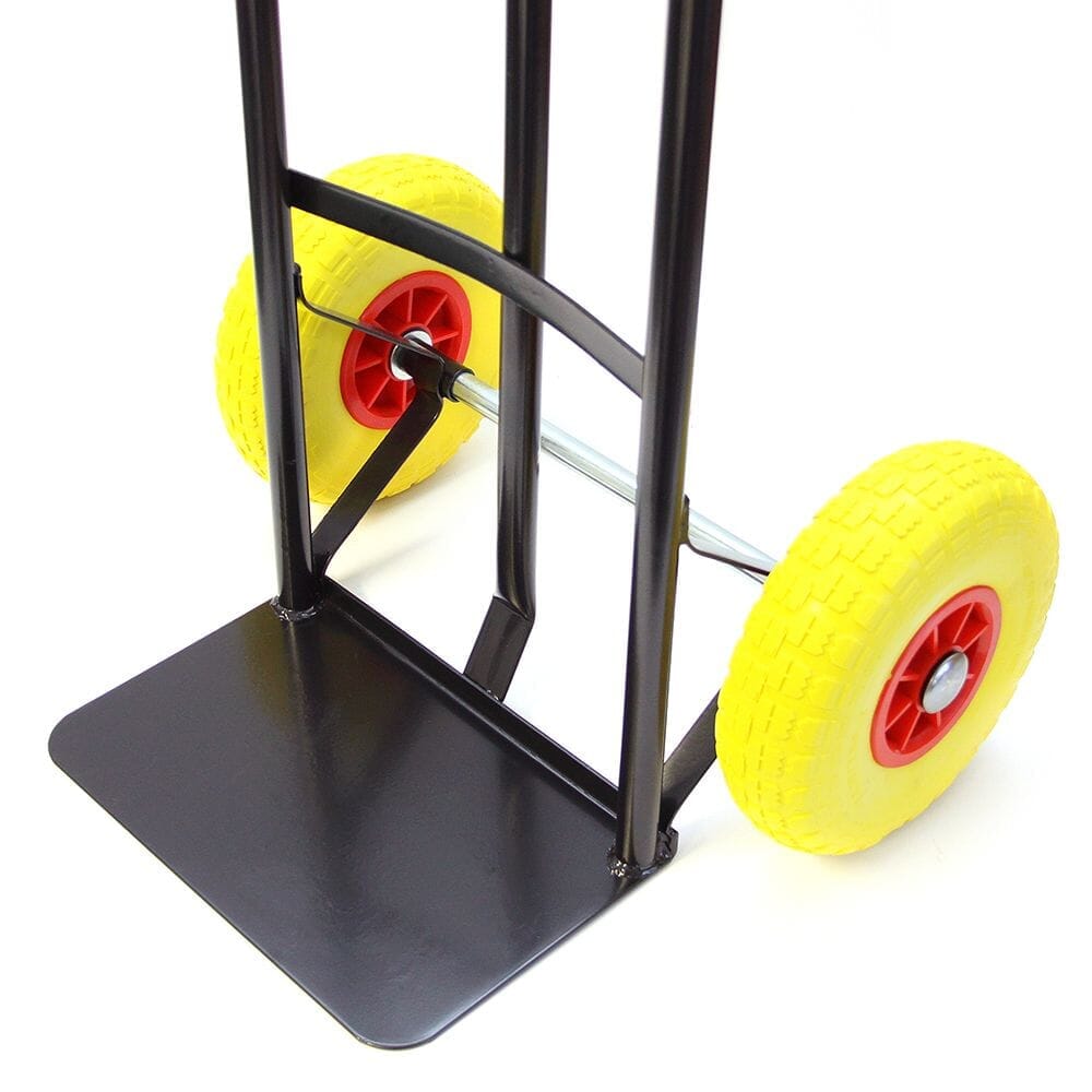 High Back P-Handle Industrial Steel Sack Truck