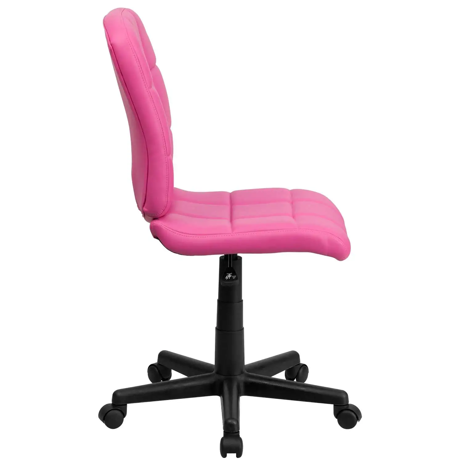 Pink Vinyl Office Chair