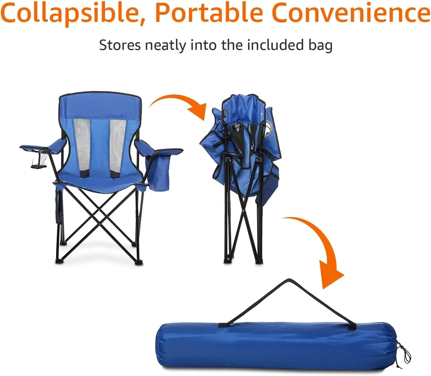 Polar Everest New folding chair Outdoor furniture hiking custom camping accessories beach portable chair with Cup Holder