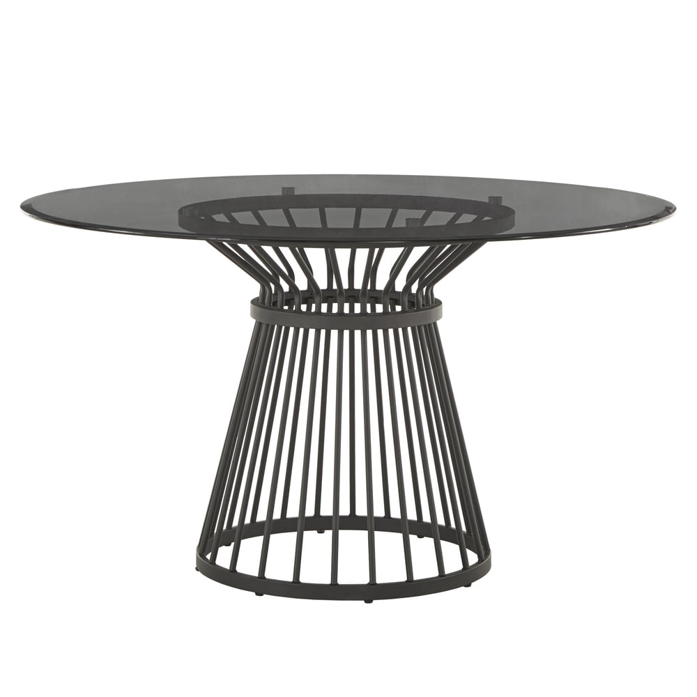 Sheeba Round Caged Metal Base Dining Table by iNSPIRE Q Modern