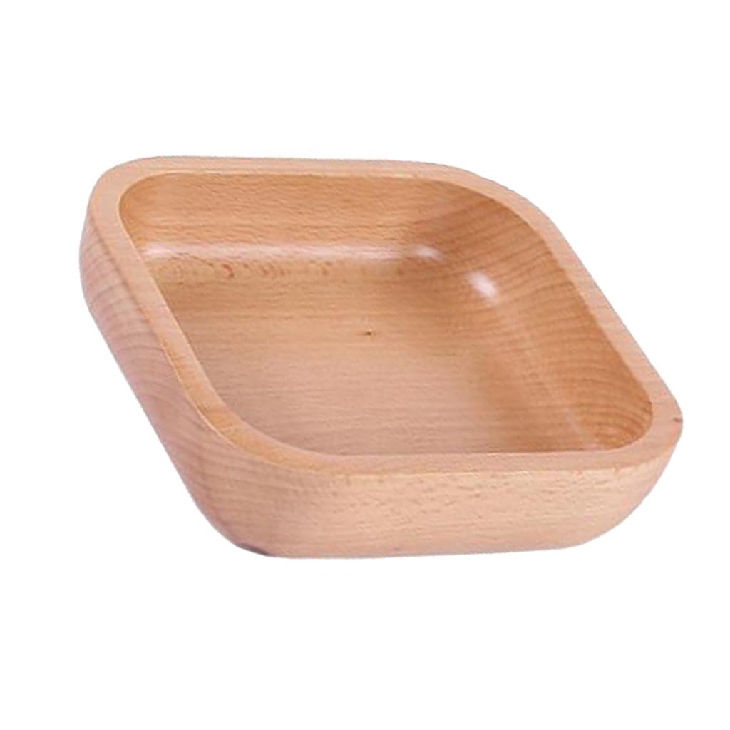 5 / 6 / 7 / 8 inch Wood Soup Bowl / Salad Fruit Handmade Bowls， Light S