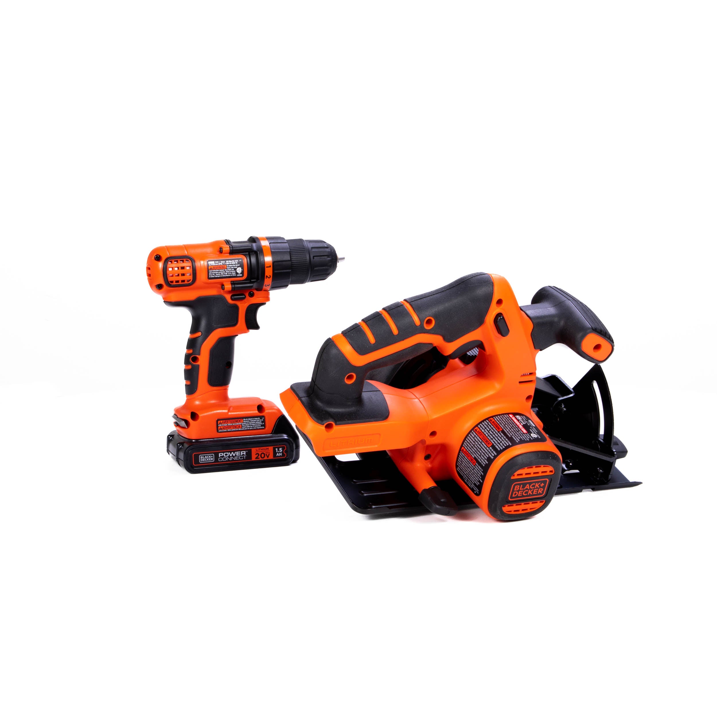 20V MAX* POWERCONNECT™ Cordless Drill/Driver + Circular Saw Combo Kit