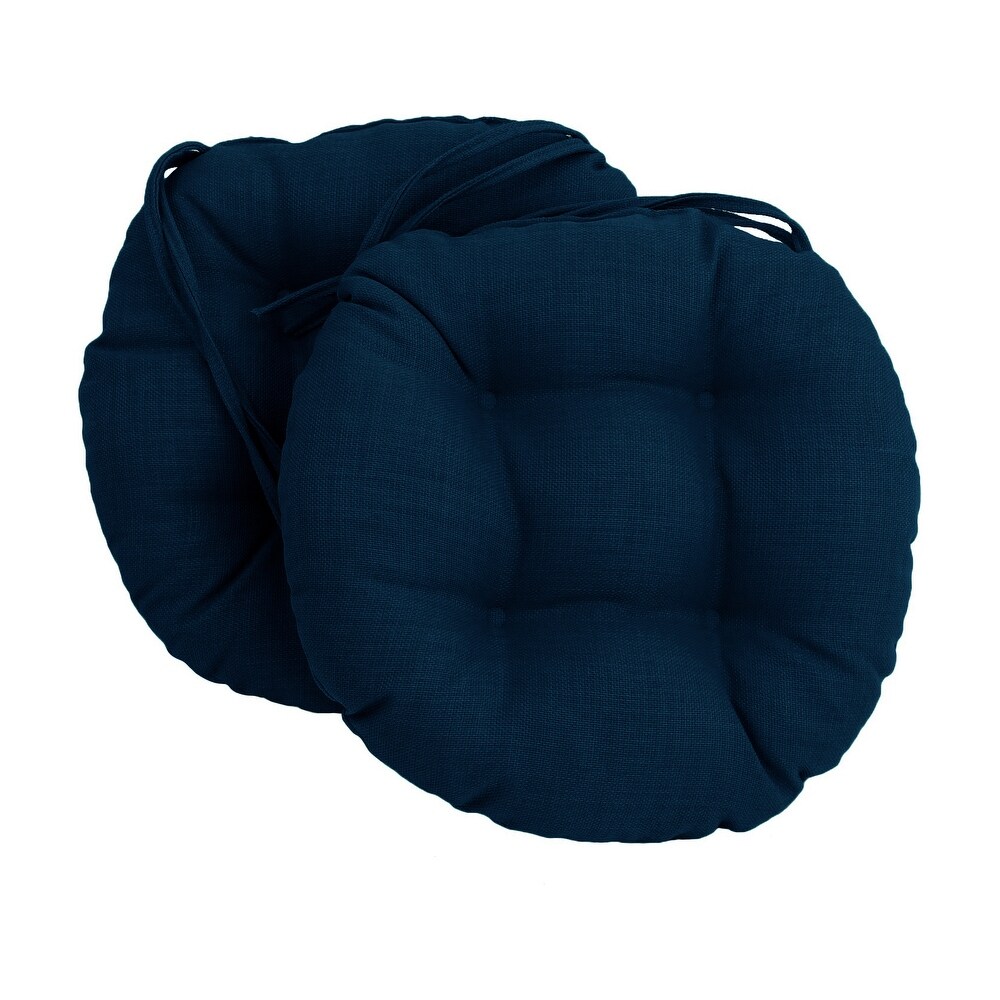 16 inch Round Indoor/Outdoor Chair Cushions (Set of 2)