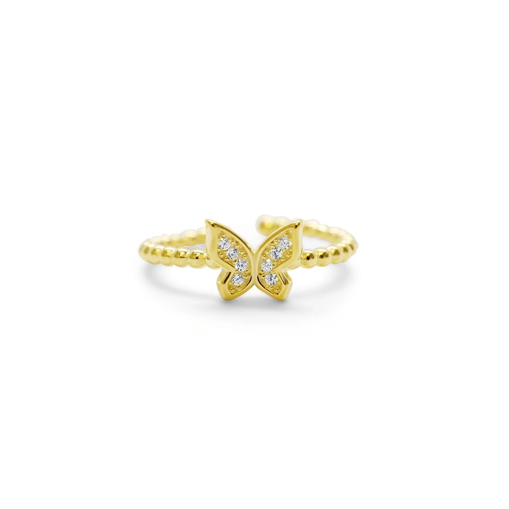 Stia  Butterfly Droplet Ring