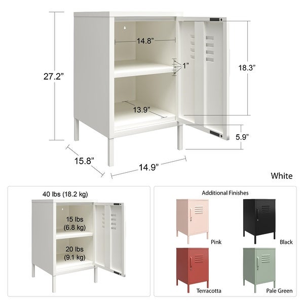 Systembuild Evolution Bonanza Metal Locker End Table