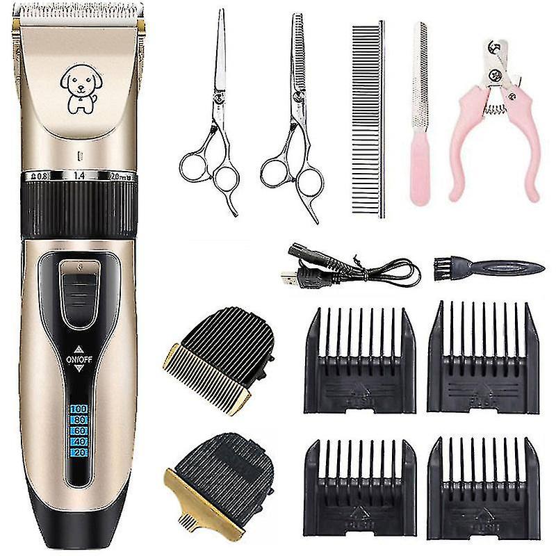 New2022 New Electric Pet Clipper Dog Hair Clipper For Dogs Reachageable Trimmer Haircut Cat Hair Cutting Remover Machine