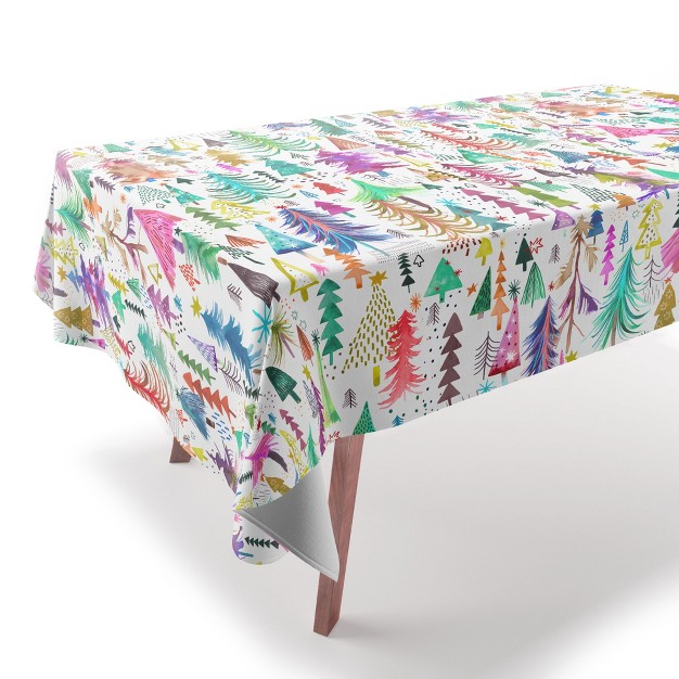 Ninola Design Christmas Trees Simply Modern Tablecloth Deny Designs