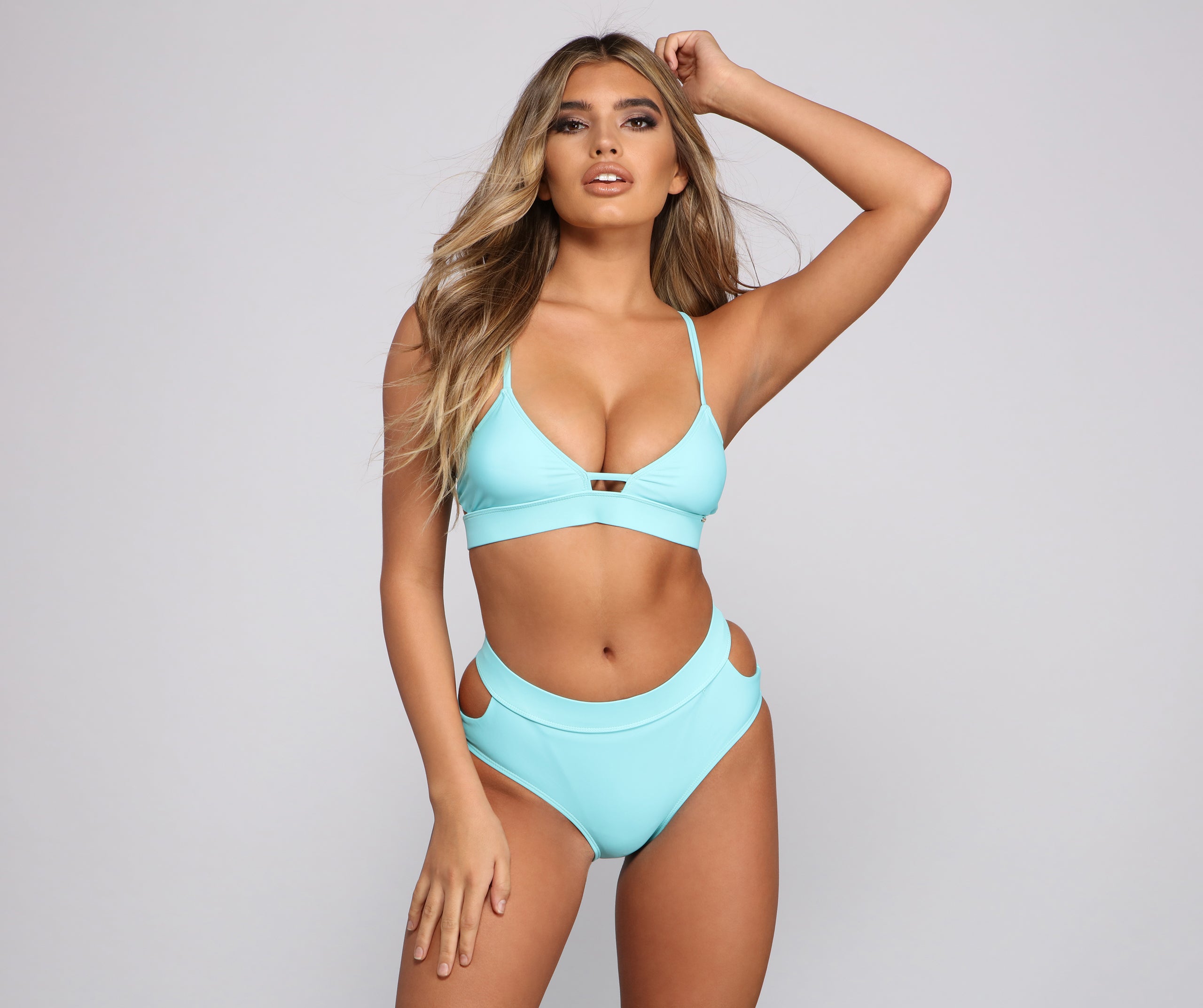 Coastal Breeze Triangle Swim Top