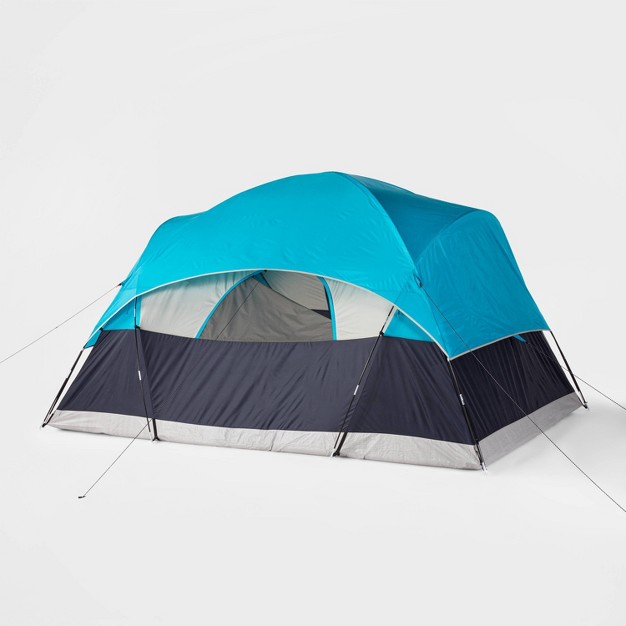 8 Person Modified Dome Tent Blue