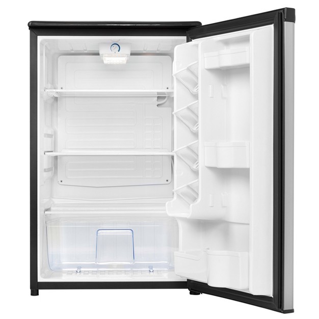 Danby Dar044a4bsldd 4 4 Cu Ft Compact Fridge In Stainless Steel