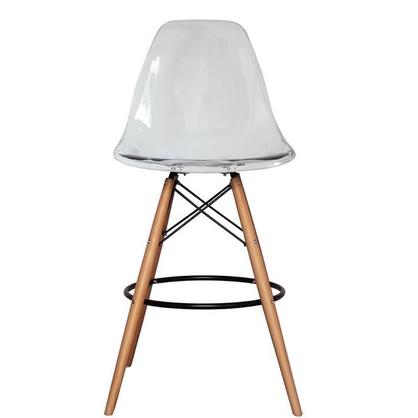 Eiffel Stool with Natural Wood Legs 26