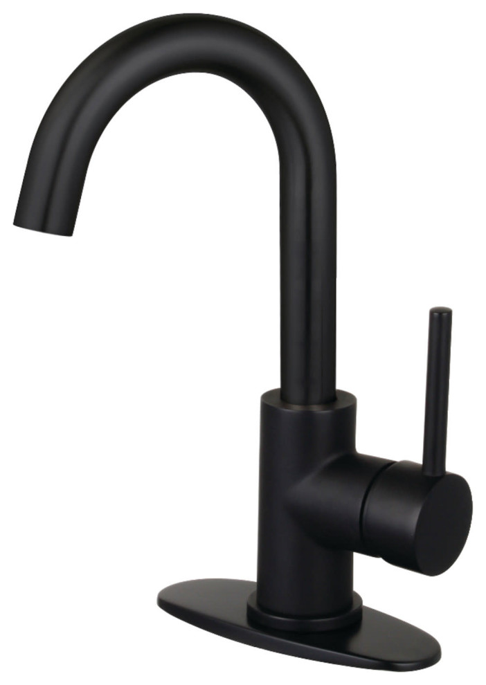 Kingston Brass LS853.DL Concord 1.8 GPM 1 Hole Bar Faucet   Contemporary   Bar Faucets   by Buildcom  Houzz