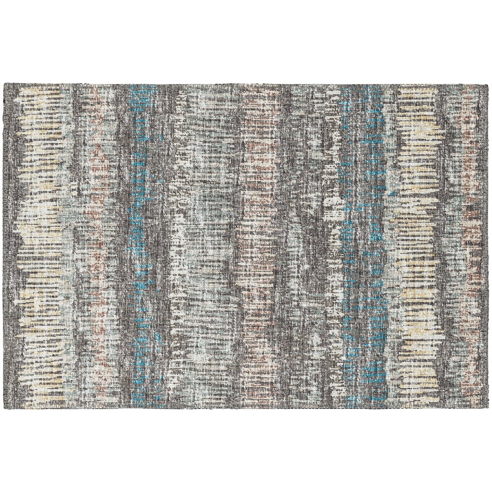 Indoor/Outdoor Rylee Sketches Washable Rug New.