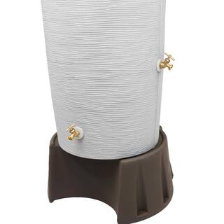 Good Ideas Rain Wizard Sturdy Stand 50 Gal. Oak Rain Barrel RW-UNI002-OAK