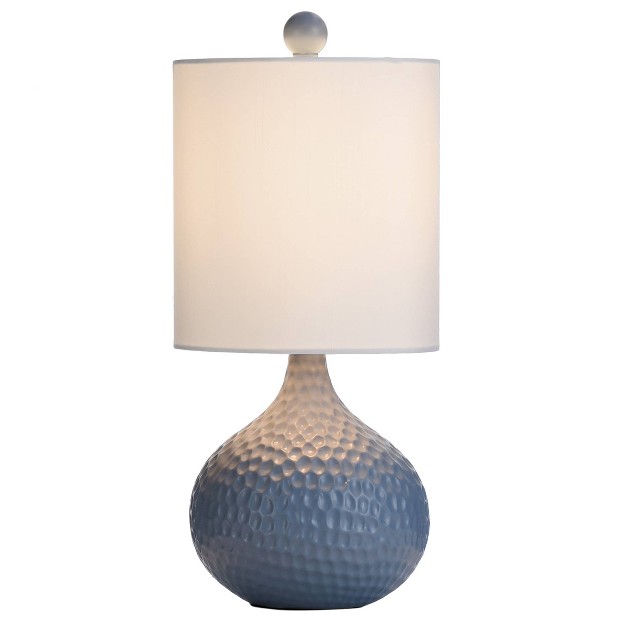 Ceramic Table Lamp Blue Finish Stylecraft