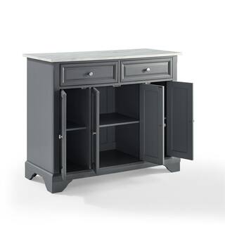 CROSLEY FURNITURE Avery Grey Kitchen Island KF30043BGY