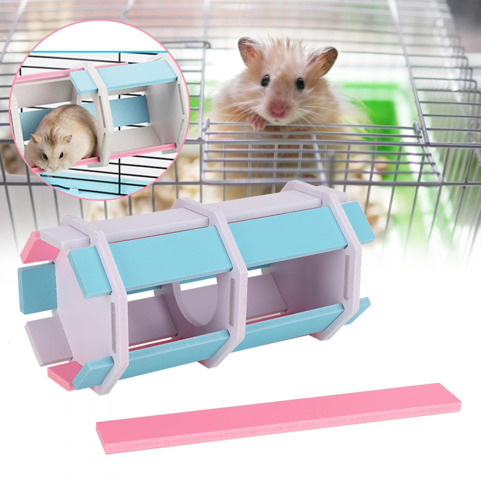 Washable Moisture-Proof Hamster Play Channel Toy， Small Pet Channel House， Round Gate Guinea Pig For Hamster