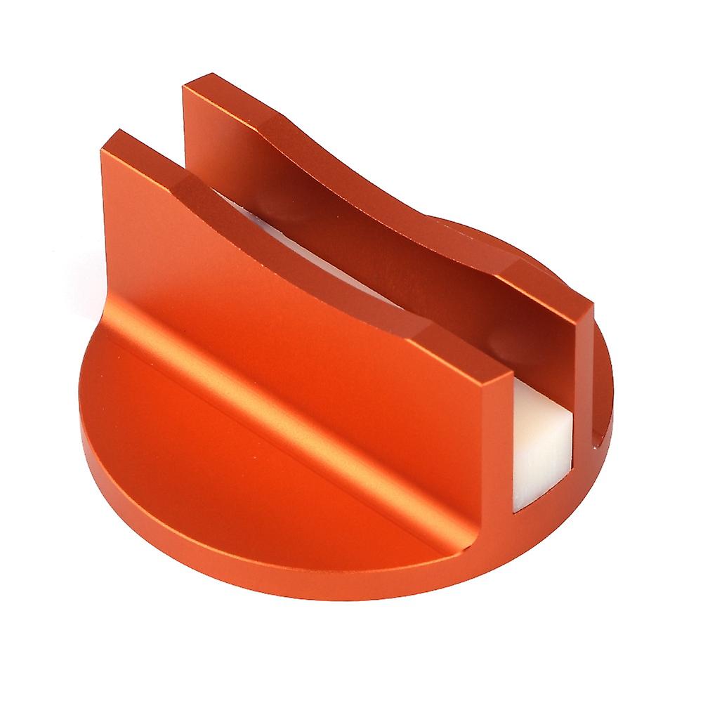 Aluminum Grooved Magnetic Jack Pad Jacking Rail Adapter (orange)