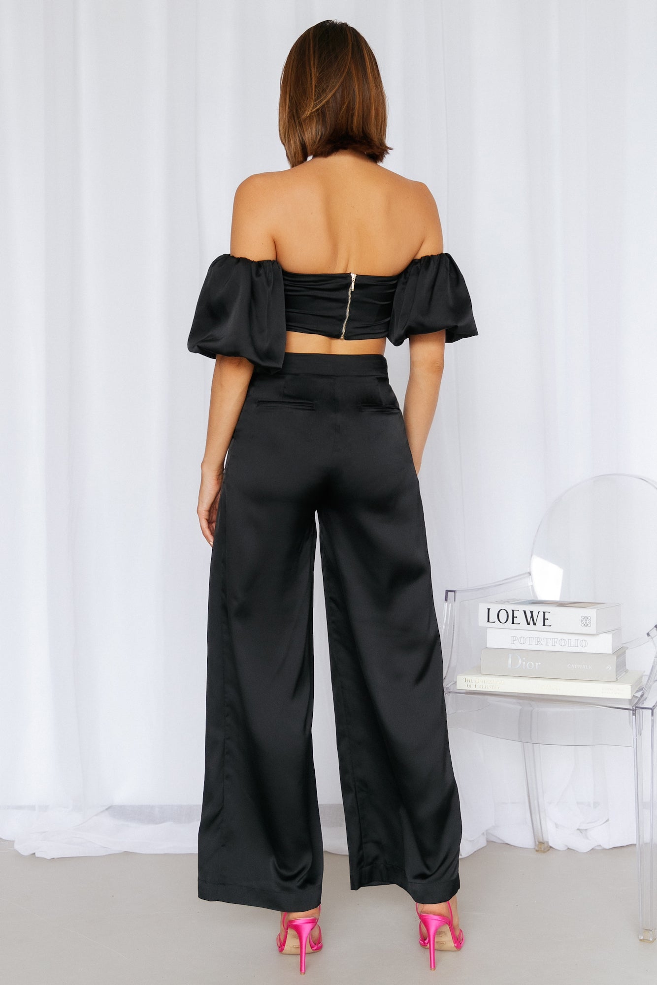 RUNAWAY Serena Pant Black