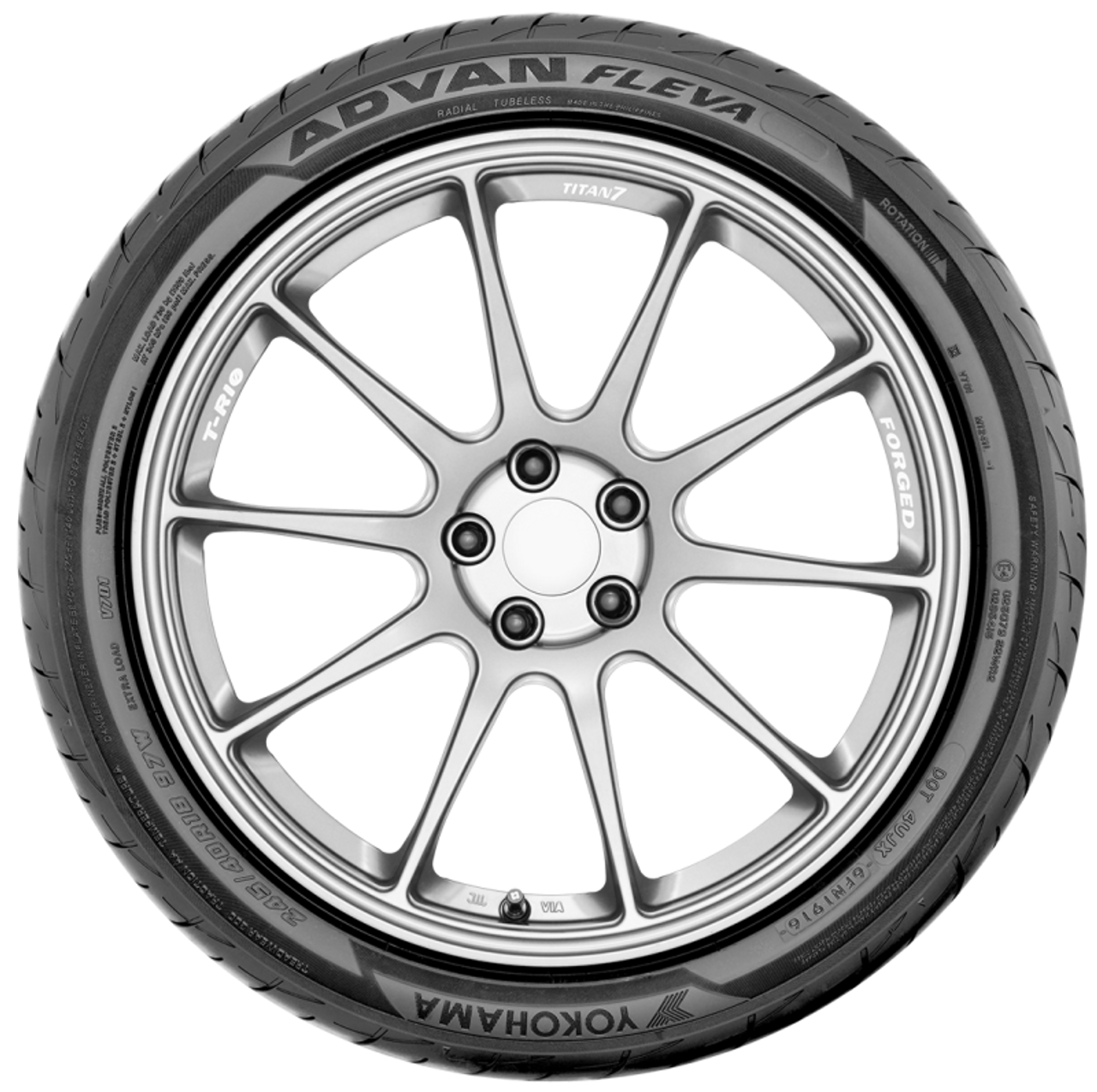 Yokohama Advan Fleva V701 Tire - 255/30R19 91W - 110170168