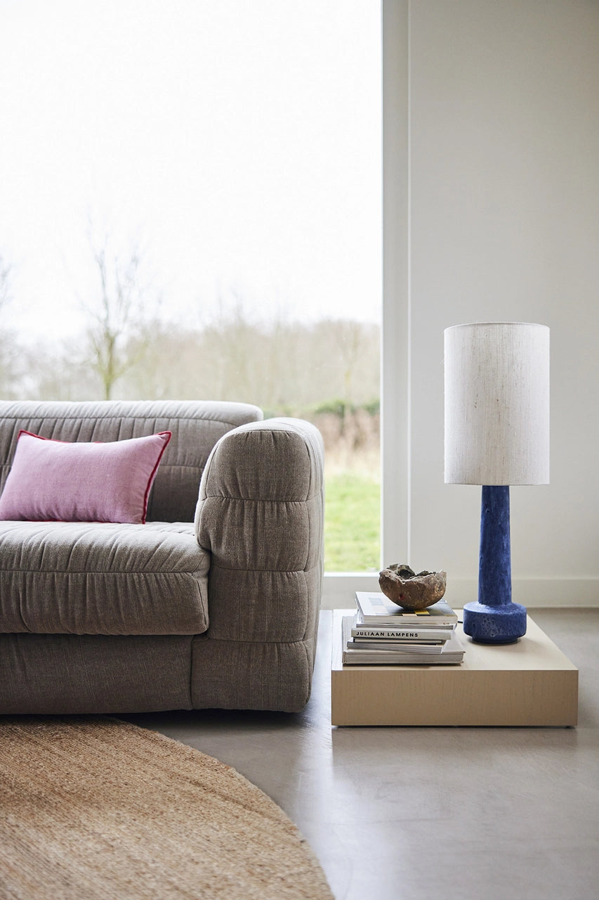 Pillow with trim - Candy floss