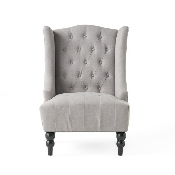 Toddman Tufted High-back Club Chair by Christopher Knight Home - 27.25