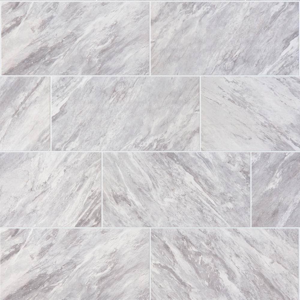 Daltile Newgate Gray Marble Matte 12 in. x 24 in. Glazed Ceramic Floor and Wall Tile (15.04 sq. ft.Case) NW071224HD1PV