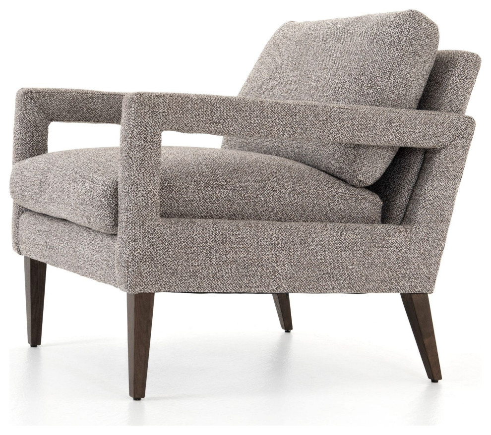 Olson Astor Ink Chair   Midcentury   Armchairs And Accent Chairs   by Zin Home  Houzz