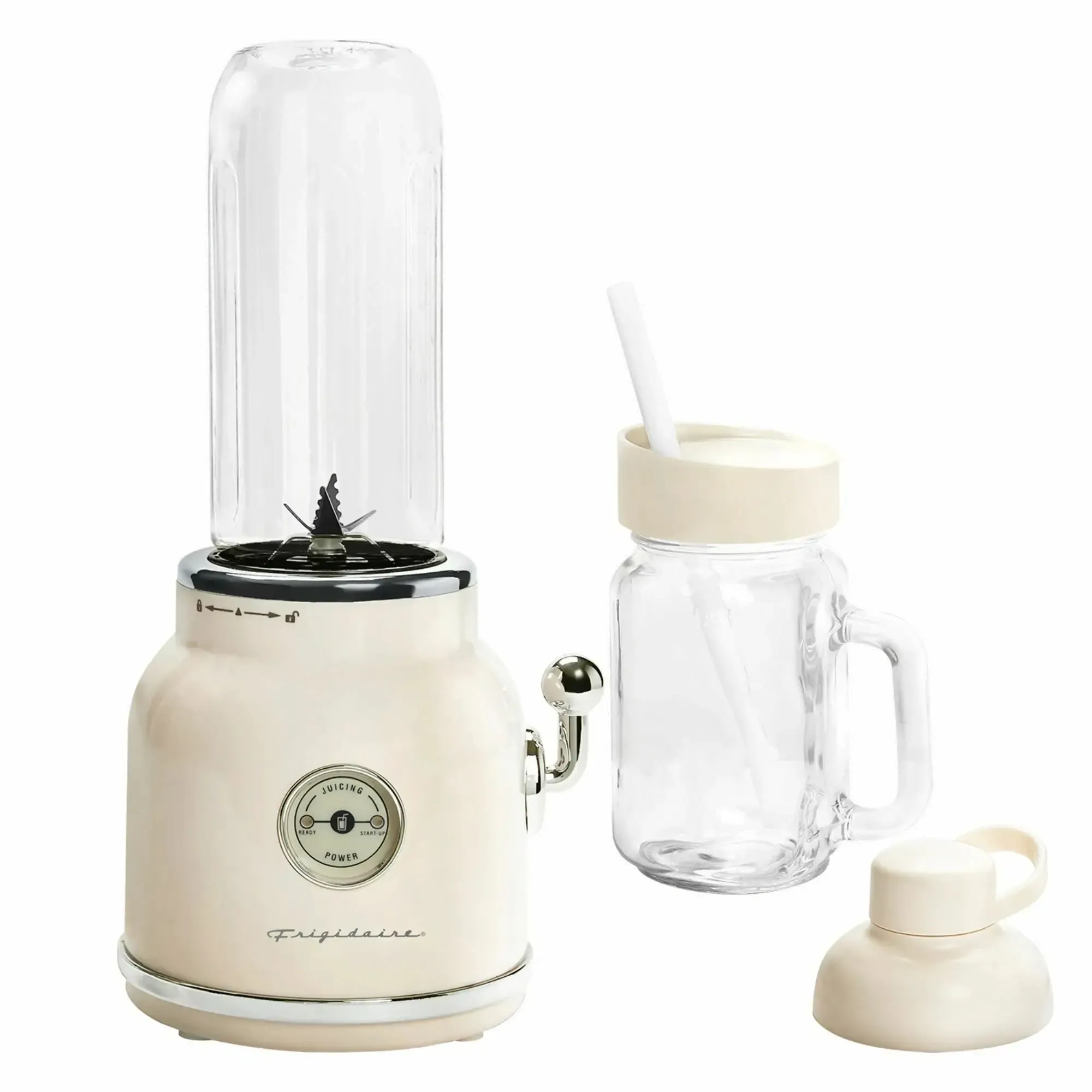 Frigidaire Cream 2-Speed Retro Smoothie Maker