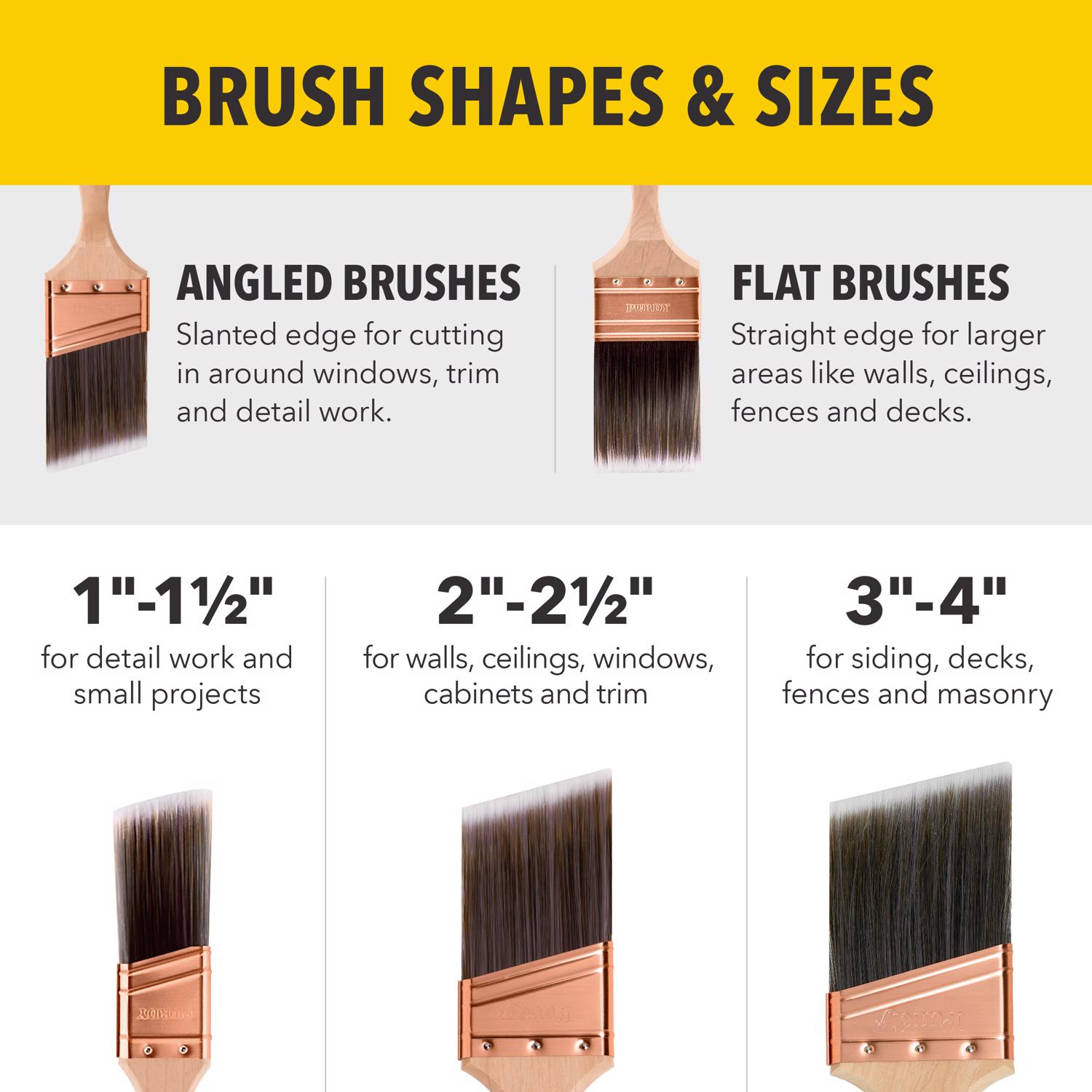 Purdy Nylox Dale 2-1/2 in. Soft Angle Trim Paint Brush