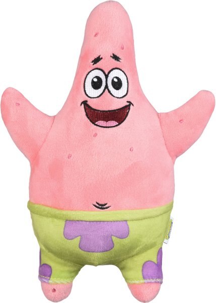 Fetch For Pets Spongebob Patrick Figure Plush Squeaky Dog Toy