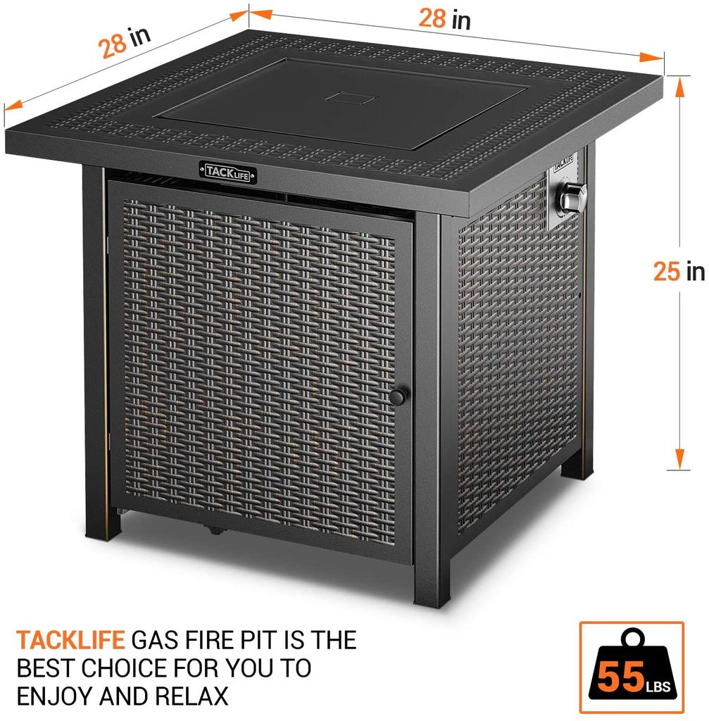 $100 off with code CNETTK09 – TACKLIFE GFP02 – 28 inch Fire Pit Table