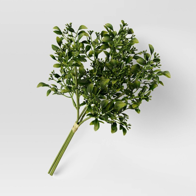 Mini Boxwood Stem Bundle Green - Threshold