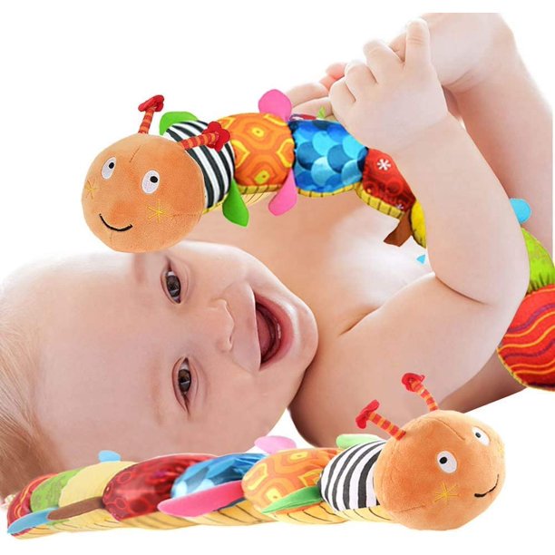 Rattles Educational Toddler Plush Toys， Suitable for Newborns， Boys， Girls and Babies Over 3 Month Old