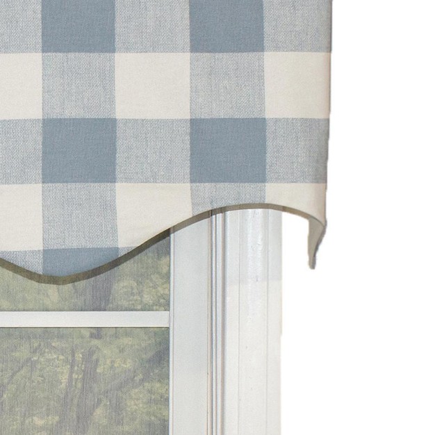 Rod Pocket Valance 50 quot X 17 quot Blue By Rlf Home