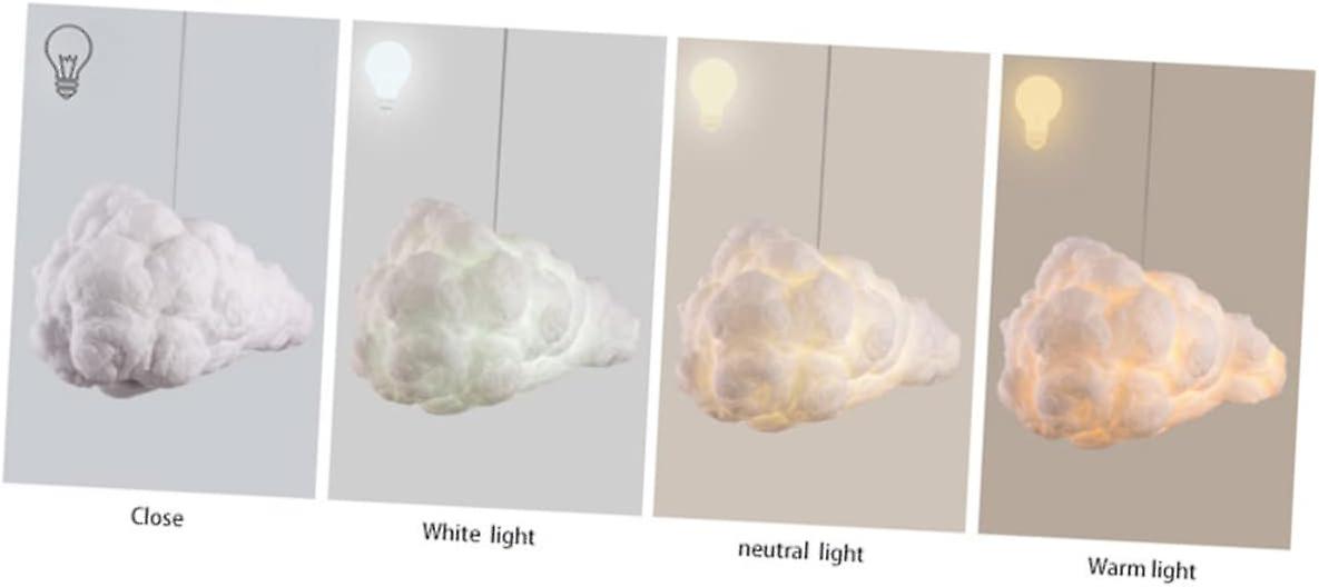 Cloud Pendant Light - Decorative LED Ceiling Lamp for Bedroom