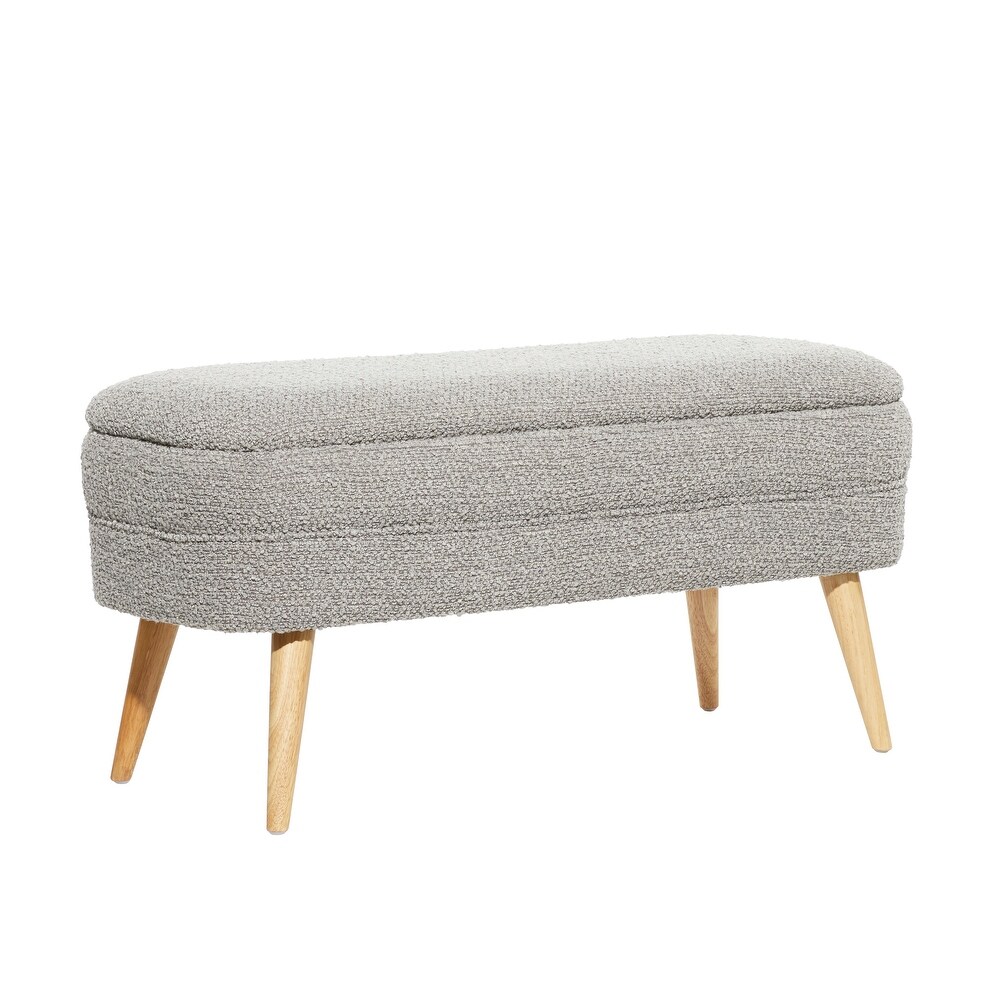 Wood Contemporary Storage Bench   40 x 16 x 19