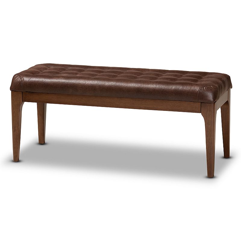 Baxton Studio Walsh Tufted Bench