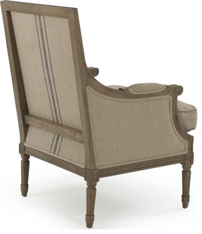 Louis Club Chair   French Country   Armchairs And Accent Chairs   by HedgeApple  Houzz