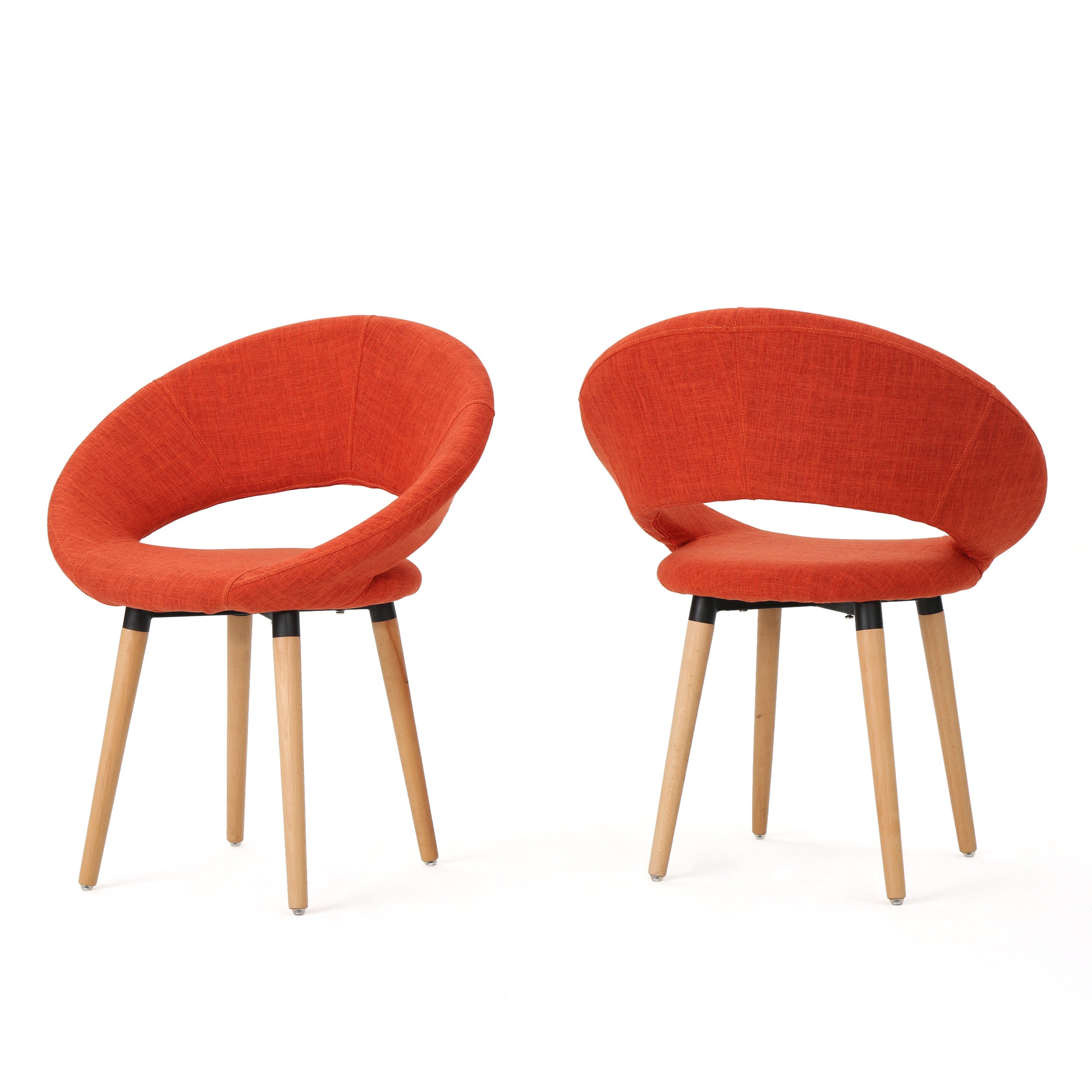 Kagan Fabric Modern Dining Chair (Set of 2)