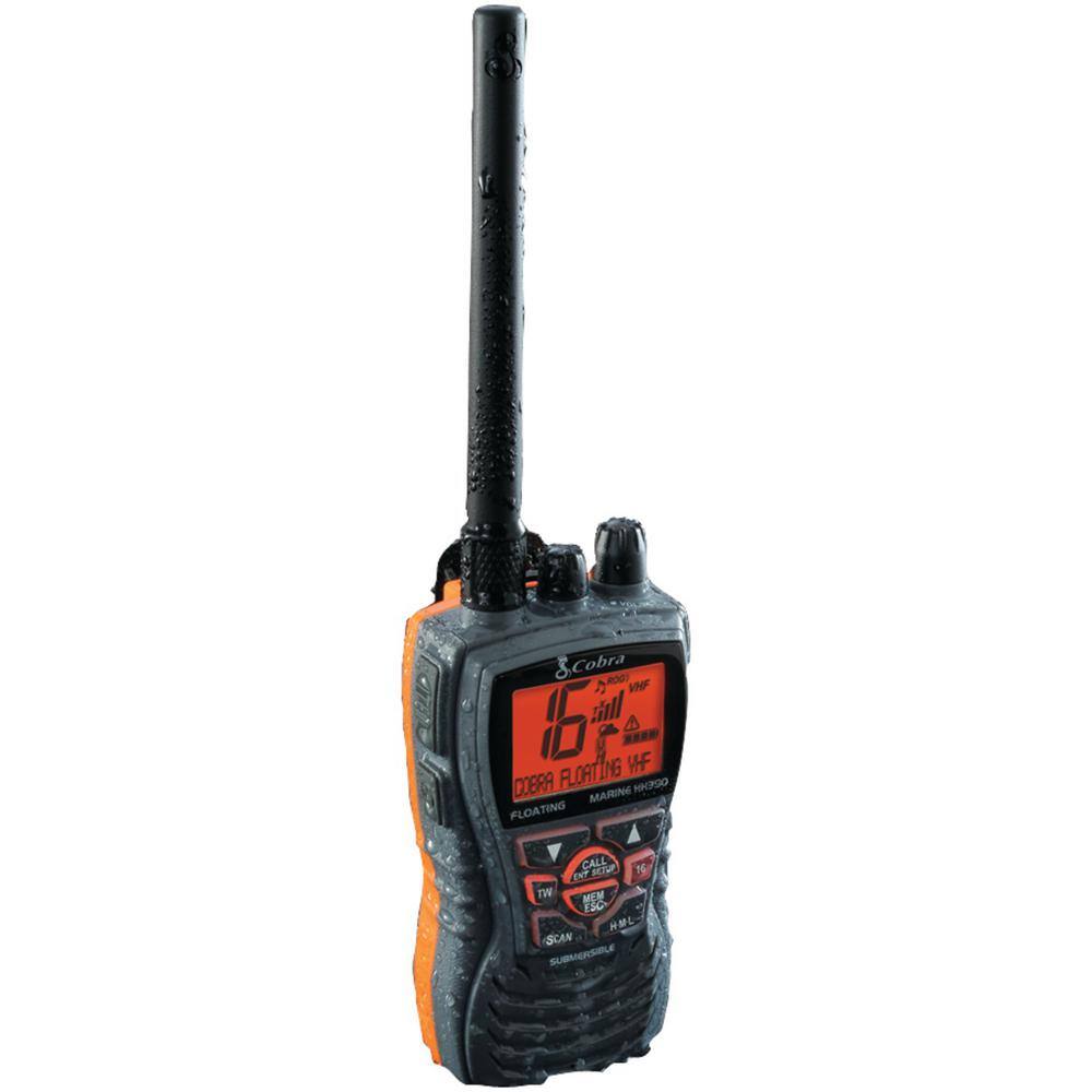 Marine 6-Watt Floating VHF Radio in Gray MR HH350 FLT