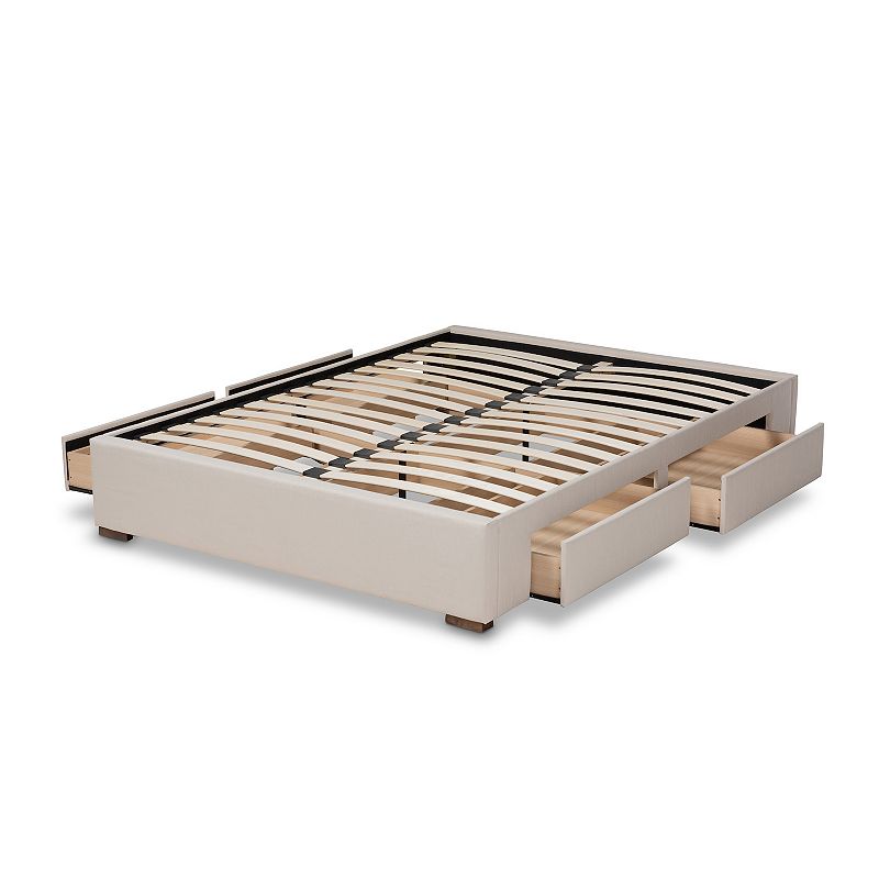 Baxton Studio Leni Queen/King Bed Frame