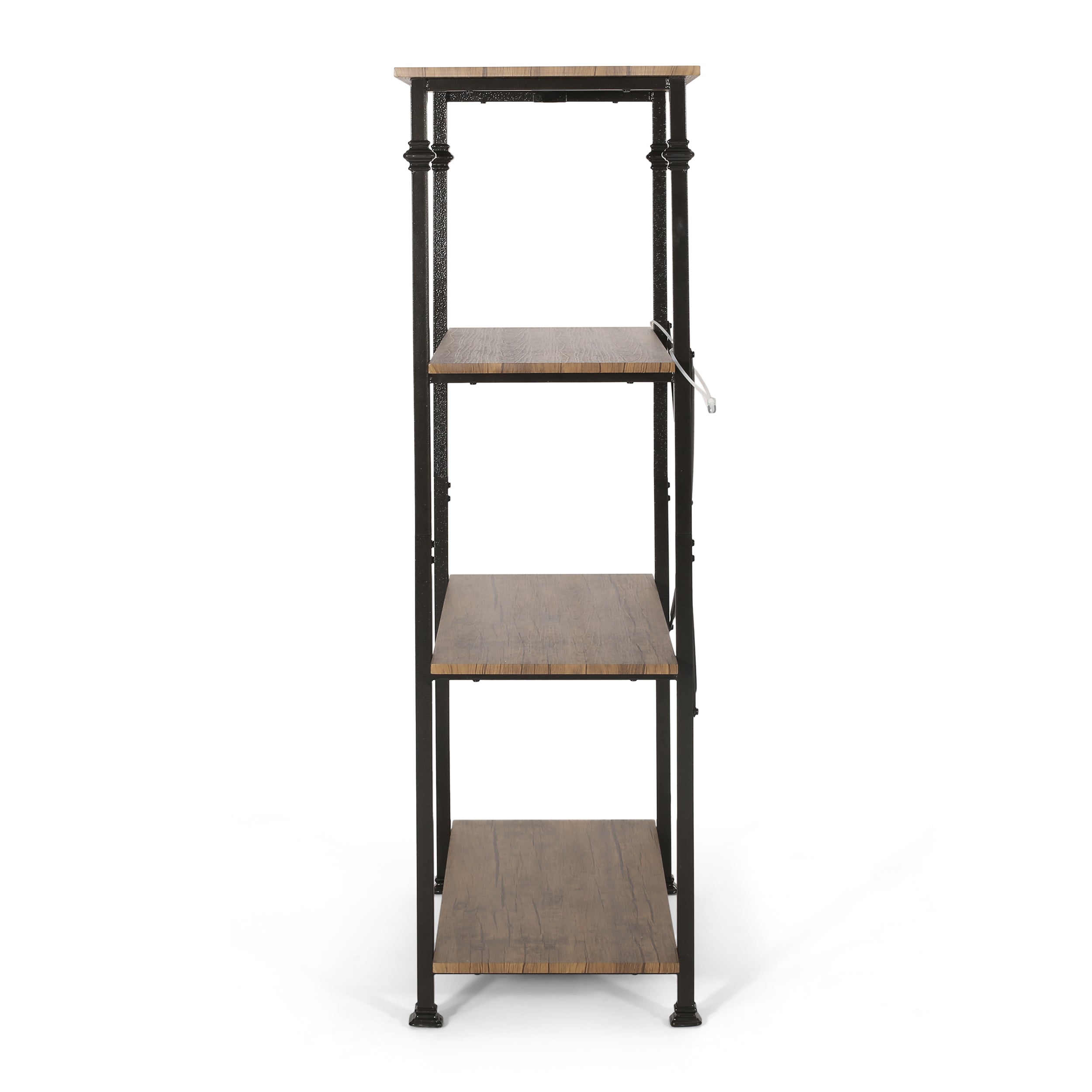 Gessling Modern Industrial 4 Shelf Etagere Bookcase