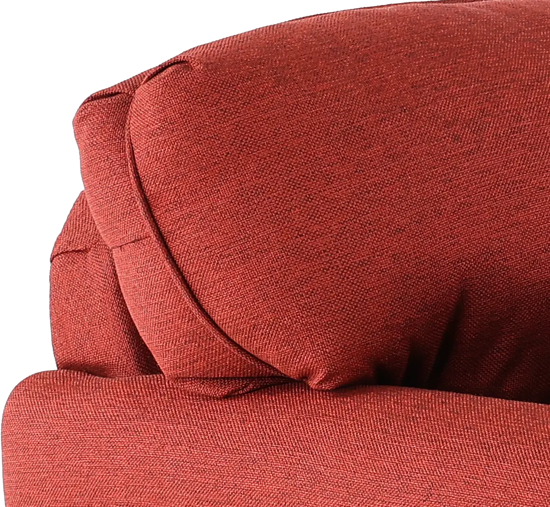 Wall St. Red Loveseat